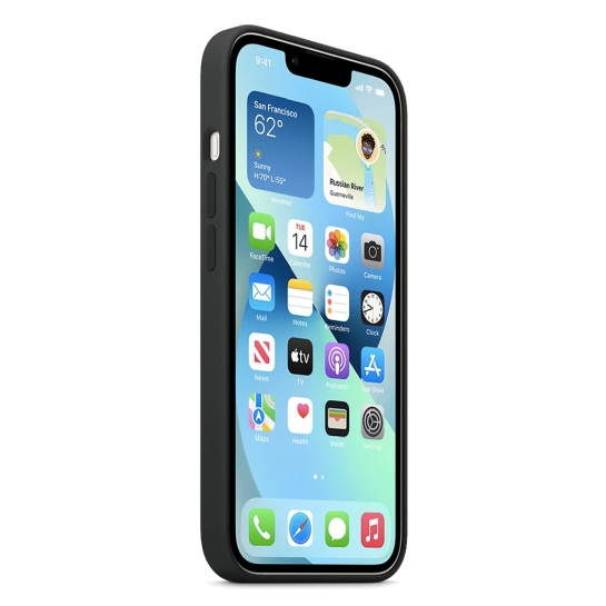 Чехол Apple Silicone Case with MagSafe for iPhone 13 Midnight - цена, характеристики, отзывы, рассрочка, фото 3