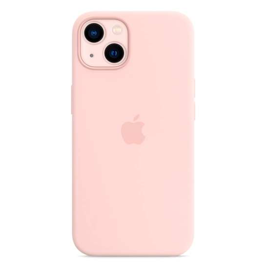 Чехол Apple Silicone Case with MagSafe for iPhone 13 Chalk Pink