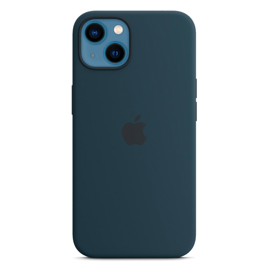 Чохол Apple Silicone Case with MagSafe for iPhone 13 Abyss Blue - ціна, характеристики, відгуки, розстрочка, фото 1