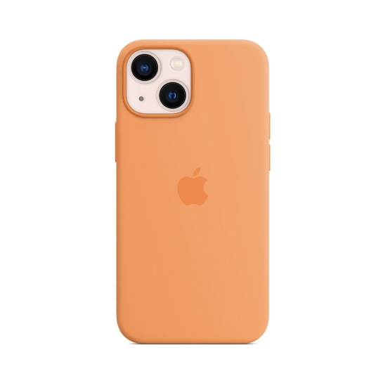 Чехол Apple Silicone Case with MagSafe for iPhone 13 Mini Marigold - цена, характеристики, отзывы, рассрочка, фото 2