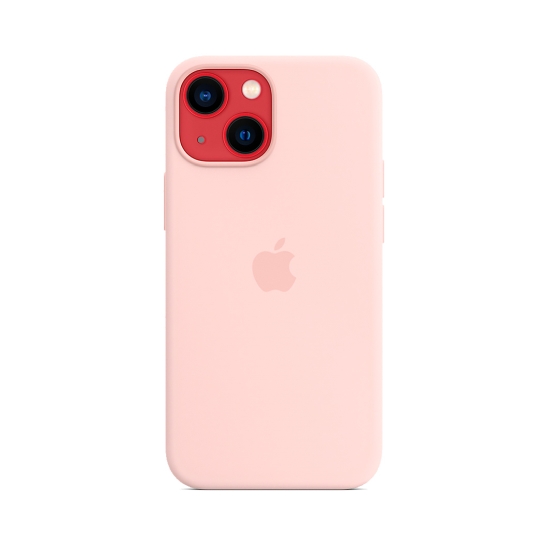 Чехол Apple Silicone Case with MagSafe for iPhone 13 Mini Chalk Pink - цена, характеристики, отзывы, рассрочка, фото 3