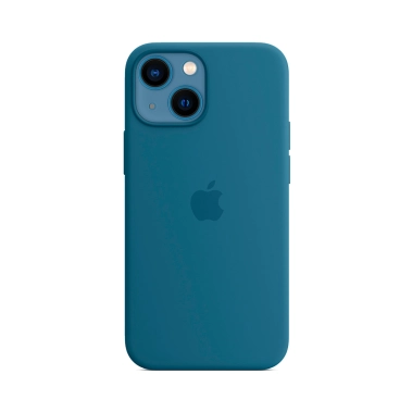 Чехол Apple Silicone Case with MagSafe for iPhone 13 Mini Blue Jay - цена, характеристики, отзывы, рассрочка, фото 1