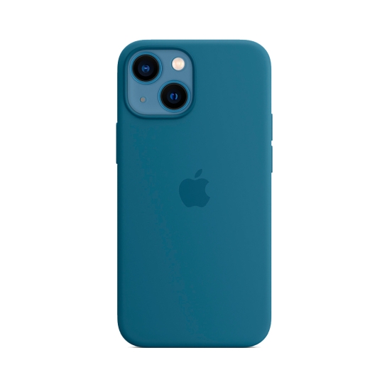 Чохол Apple Silicone Case with MagSafe for iPhone 13 Mini Blue Jay - ціна, характеристики, відгуки, розстрочка, фото 1