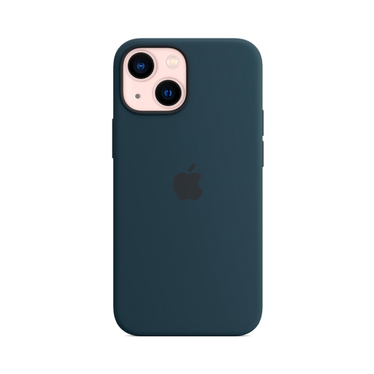 Чехол Apple Silicone Case with MagSafe for iPhone 13 Mini Abyss Blue - цена, характеристики, отзывы, рассрочка, фото 1