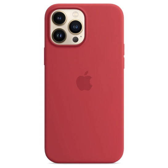 Чехол Apple Silicone Case with MagSafe for iPhone 13 Pro Max (PRODUCT)RED - цена, характеристики, отзывы, рассрочка, фото 2