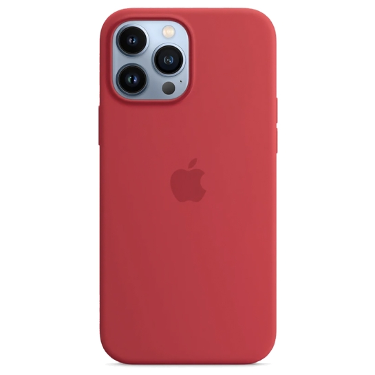 Чехол Apple Silicone Case with MagSafe for iPhone 13 Pro Max (PRODUCT)RED - цена, характеристики, отзывы, рассрочка, фото 4