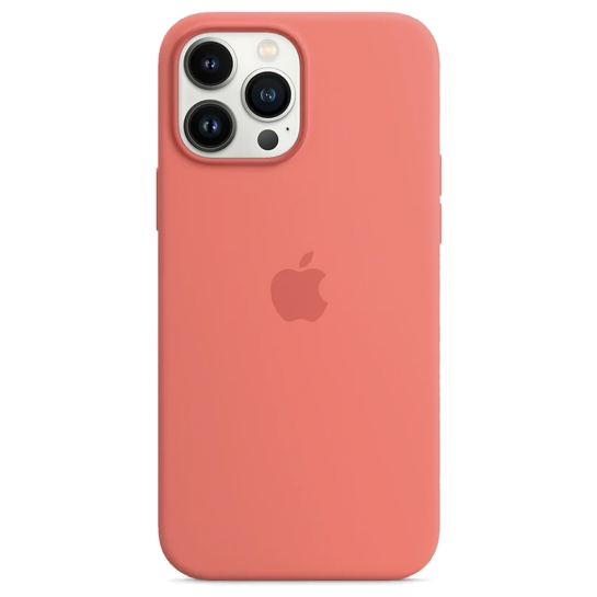 Чехол Apple Silicone Case with MagSafe for iPhone 13 Pro Max Pink Pomelo - цена, характеристики, отзывы, рассрочка, фото 3