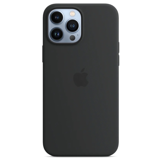 Чохол Apple Silicone Case with MagSafe for iPhone 13 Pro Max Midnight - ціна, характеристики, відгуки, розстрочка, фото 4