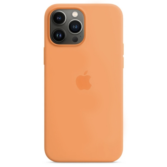 Чохол Apple Silicone Case with MagSafe for iPhone 13 Pro Max Marigold - ціна, характеристики, відгуки, розстрочка, фото 2