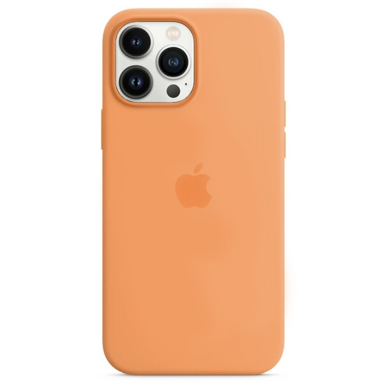 Чехол Apple Silicone Case with MagSafe for iPhone 13 Pro Max Marigold - цена, характеристики, отзывы, рассрочка, фото 4