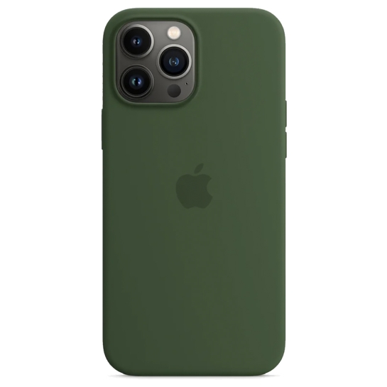 Чохол Apple Silicone Case with MagSafe for iPhone 13 Pro Max Clover - ціна, характеристики, відгуки, розстрочка, фото 3