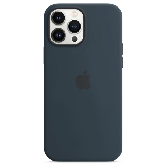 Чохол Apple Silicone Case with MagSafe for iPhone 13 Pro Max Abyss Blue - цена, характеристики, отзывы, рассрочка, фото 1