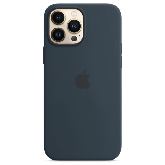 Чехол Apple Silicone Case with MagSafe for iPhone 13 Pro Max Abyss Blue - цена, характеристики, отзывы, рассрочка, фото 3