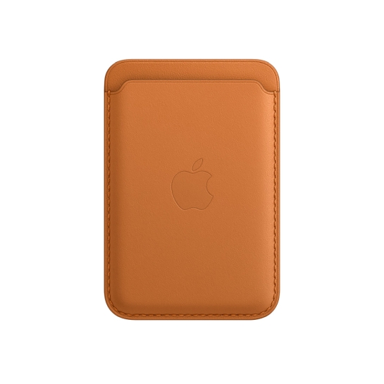 Чохол-бумажник iPhone Leather Wallet with MagSafe Golden Brown - ціна, характеристики, відгуки, розстрочка, фото 1