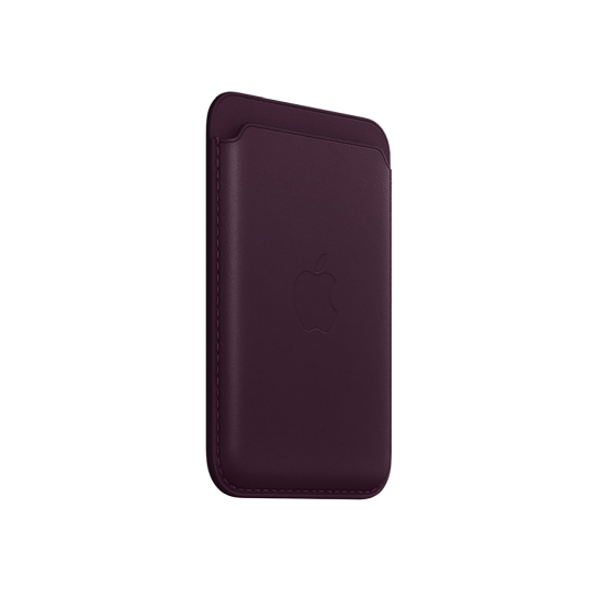 Чехол-бумажник iPhone Leather Wallet with MagSafe Dark Cherry - цена, характеристики, отзывы, рассрочка, фото 3