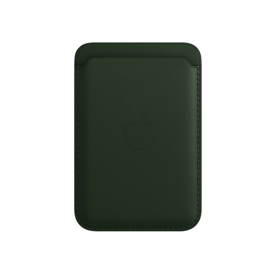 Чехол-бумажник iPhone Leather Wallet with MagSafe Sequoia Green