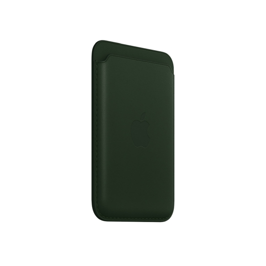 Чехол-бумажник iPhone Leather Wallet with MagSafe Sequoia Green - цена, характеристики, отзывы, рассрочка, фото 3