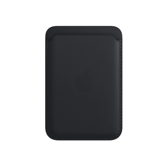Чехол-бумажник iPhone Leather Wallet with MagSafe Midnight