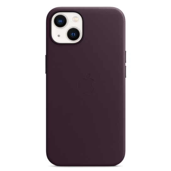 Чехол Apple Leather Case with MagSafe for iPhone 13 Dark Cherry - цена, характеристики, отзывы, рассрочка, фото 2