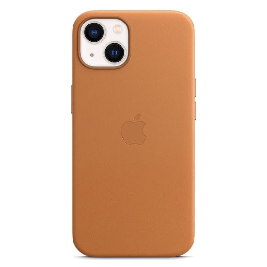 Чохол Apple Leather Case with MagSafe for iPhone 13 Golden Brown - ціна, характеристики, відгуки, розстрочка, фото 2