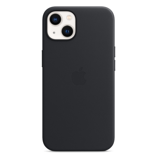 Чохол Apple Leather Case with MagSafe for iPhone 13 Midnight - ціна, характеристики, відгуки, розстрочка, фото 2