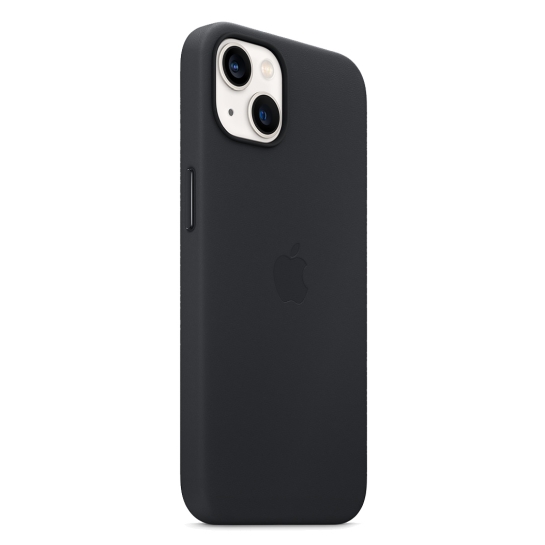 Чехол Apple Leather Case with MagSafe for iPhone 13 Midnight - цена, характеристики, отзывы, рассрочка, фото 4