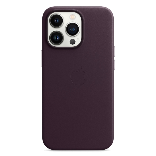 Чохол Apple Leather Case with MagSafe for iPhone 13 Pro Dark Cherry - ціна, характеристики, відгуки, розстрочка, фото 2