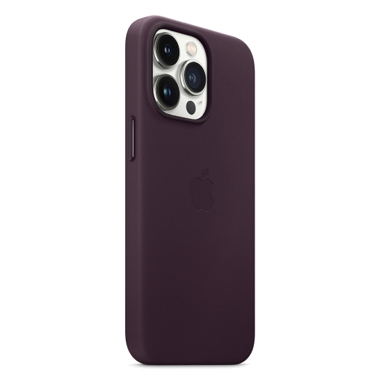 Чохол Apple Leather Case with MagSafe for iPhone 13 Pro Dark Cherry - ціна, характеристики, відгуки, розстрочка, фото 5