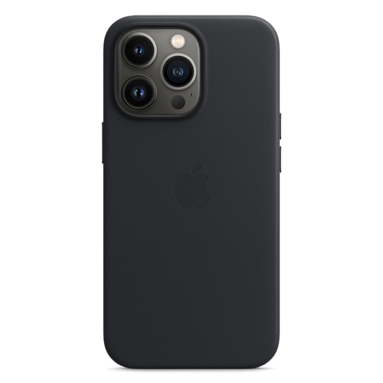 Чохол Apple Leather Case with MagSafe for iPhone 13 Pro Midnight - ціна, характеристики, відгуки, розстрочка, фото 2