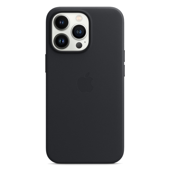 Чехол Apple Leather Case with MagSafe for iPhone 13 Pro Midnight - цена, характеристики, отзывы, рассрочка, фото 3