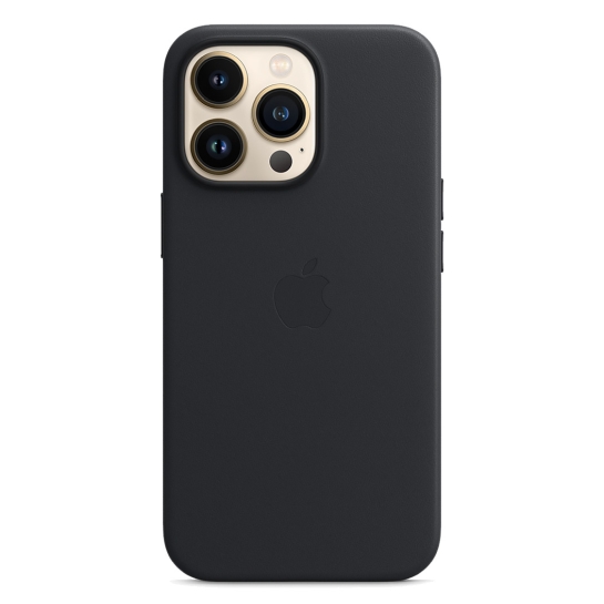 Чохол Apple Leather Case with MagSafe for iPhone 13 Pro Midnight - ціна, характеристики, відгуки, розстрочка, фото 4