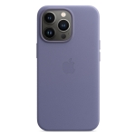 Чехол Apple Leather Case with MagSafe for iPhone 13 Pro Wisteria