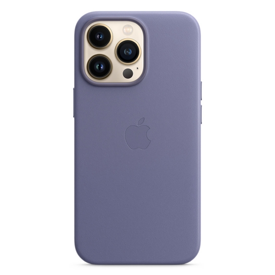 Чохол Apple Leather Case with MagSafe for iPhone 13 Pro Wisteria - ціна, характеристики, відгуки, розстрочка, фото 3