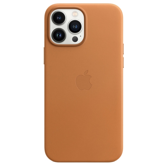 Чохол Apple Leather Case with MagSafe for iPhone 13 Pro Max Golden Brown - ціна, характеристики, відгуки, розстрочка, фото 3