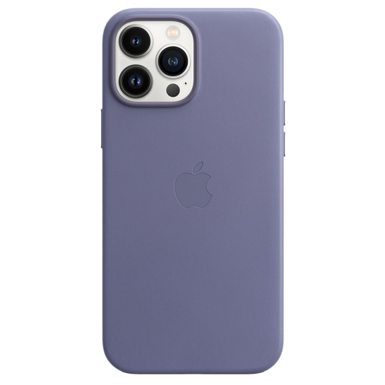 Чохол Apple Leather Case with MagSafe for iPhone 13 Pro Max Wisteria - ціна, характеристики, відгуки, розстрочка, фото 3