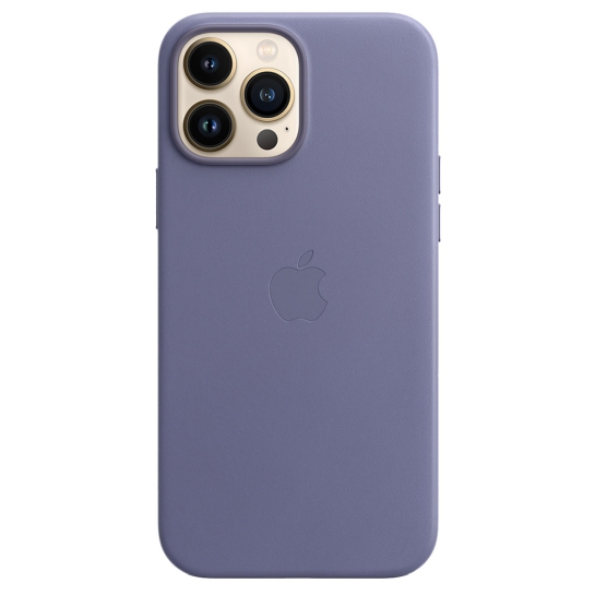 Чохол Apple Leather Case with MagSafe for iPhone 13 Pro Max Wisteria - ціна, характеристики, відгуки, розстрочка, фото 4