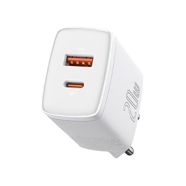 Мережевий зарядний пристрій Baseus Compact Quick Charger EU 20W White