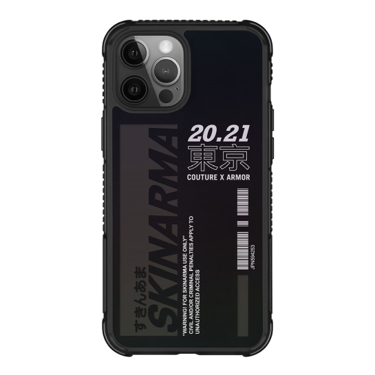 Чехол SkinArma Garasu Series Case for iPhone 12/12 Pro Black - цена, характеристики, отзывы, рассрочка, фото 1