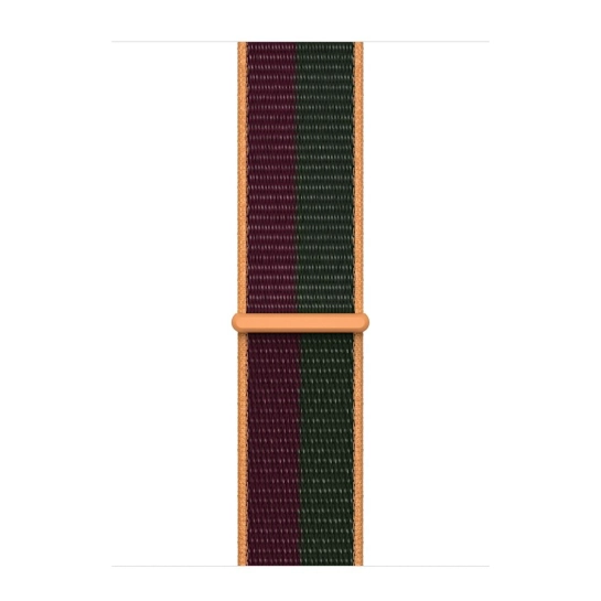 Ремешок Apple Watch Sport Loop 42mm/44mm/45mm Dark Cherry/Forest Green