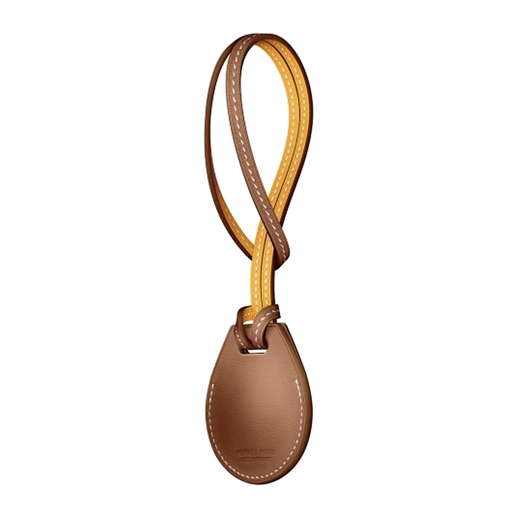 Підвіска Apple Hermes Bag Charm Gold with AirTag - ціна, характеристики, відгуки, розстрочка, фото 3