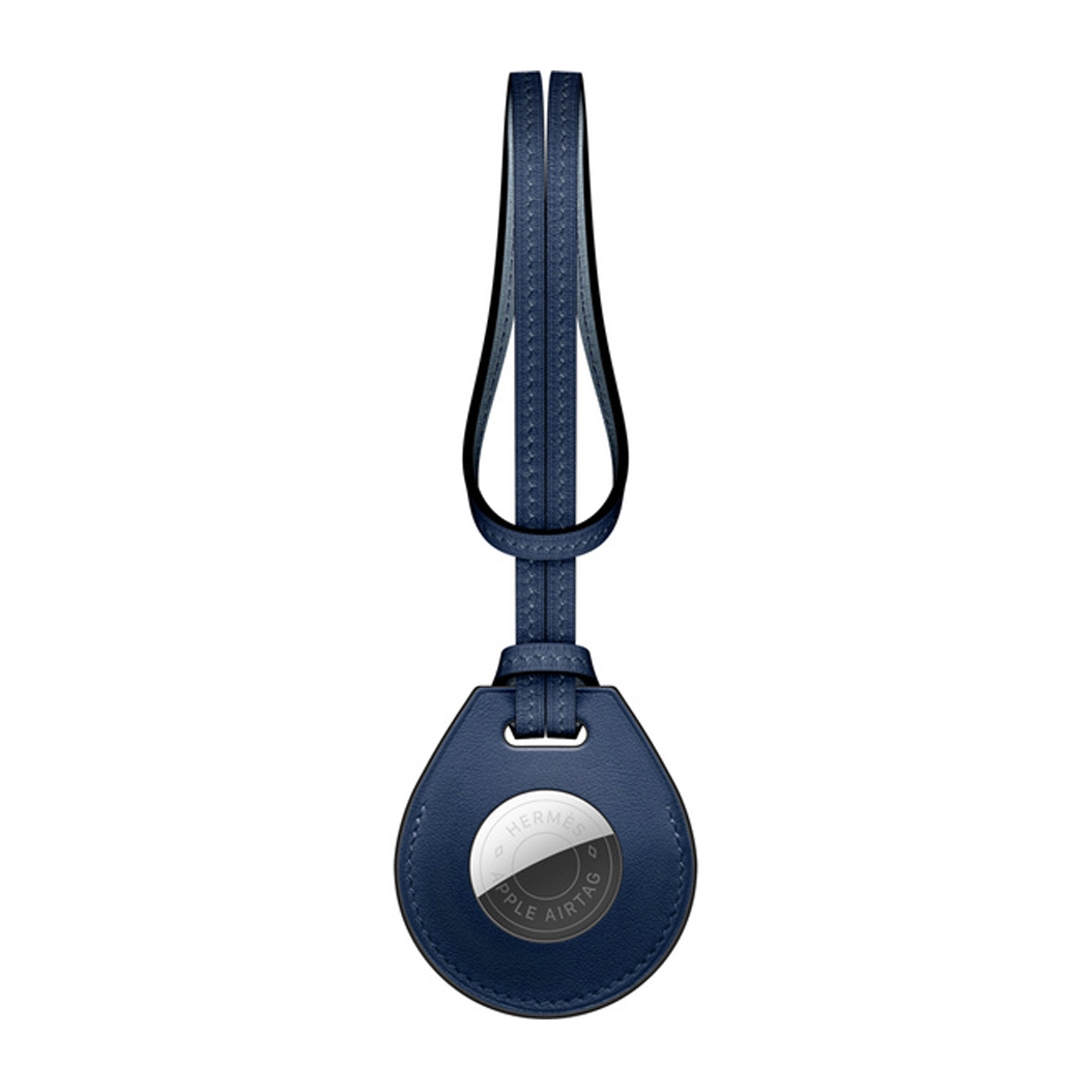 Підвіска Apple Hermes Bag Charm Bleu Saphir with AirTag - ціна, характеристики, відгуки, розстрочка, фото 1