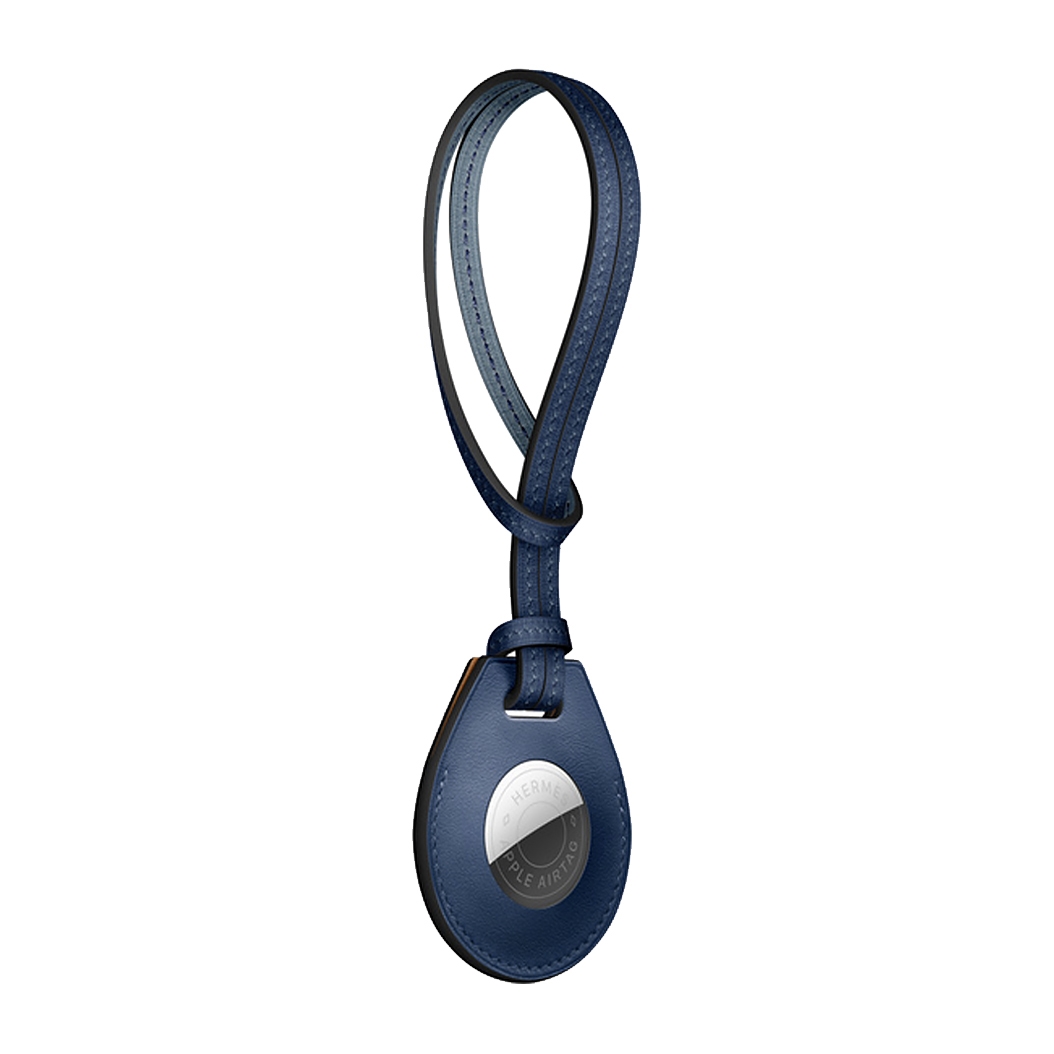 Подвеска Apple Hermes Bag Charm Bleu Saphir with AirTag - цена, характеристики, отзывы, рассрочка, фото 2