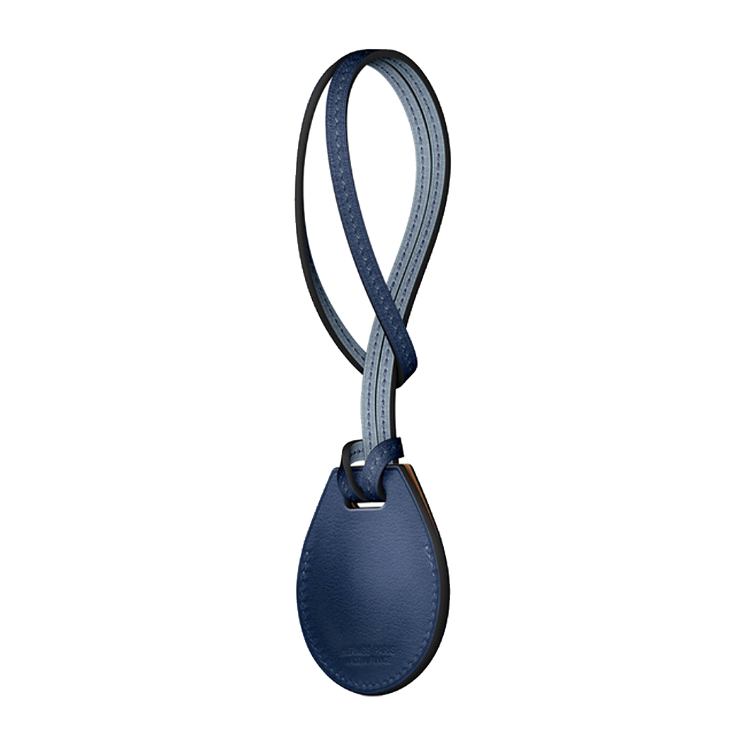 Підвіска Apple Hermes Bag Charm Bleu Saphir with AirTag - ціна, характеристики, відгуки, розстрочка, фото 3