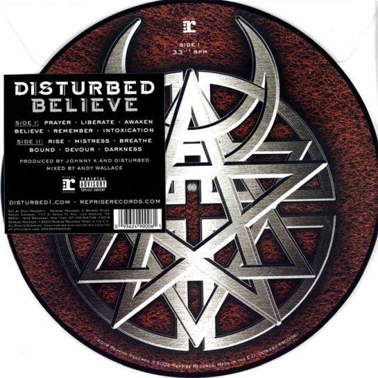 Виниловая пластинка Disturbed - Believe (Picture Disc) - цена, характеристики, отзывы, рассрочка, фото 2