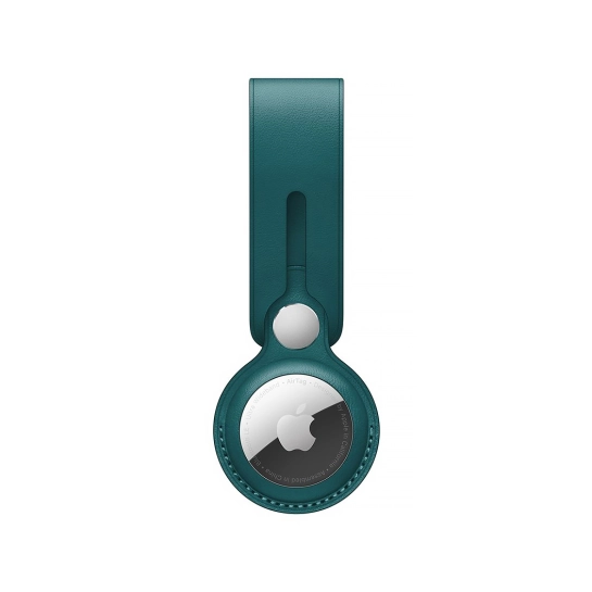 Брелок-підвіска Apple Leather Loop Forest Green for AirTag