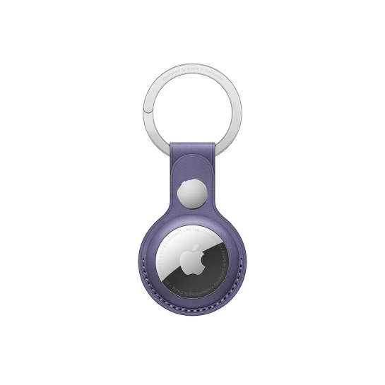 Брелок з кільцем Apple Leather Key Ring Wisteria for AirTag - ціна, характеристики, відгуки, розстрочка, фото 1