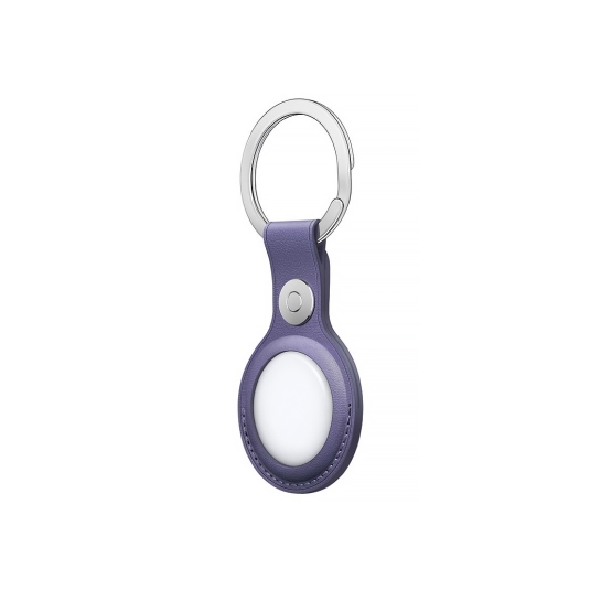 Брелок з кільцем Apple Leather Key Ring Wisteria for AirTag - ціна, характеристики, відгуки, розстрочка, фото 2