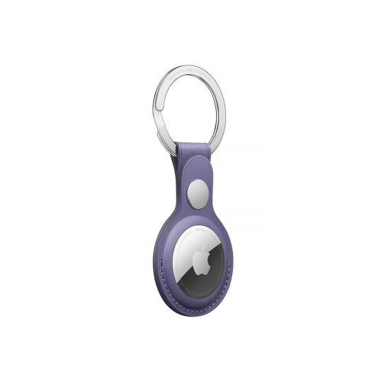 Брелок з кільцем Apple Leather Key Ring Wisteria for AirTag - ціна, характеристики, відгуки, розстрочка, фото 3
