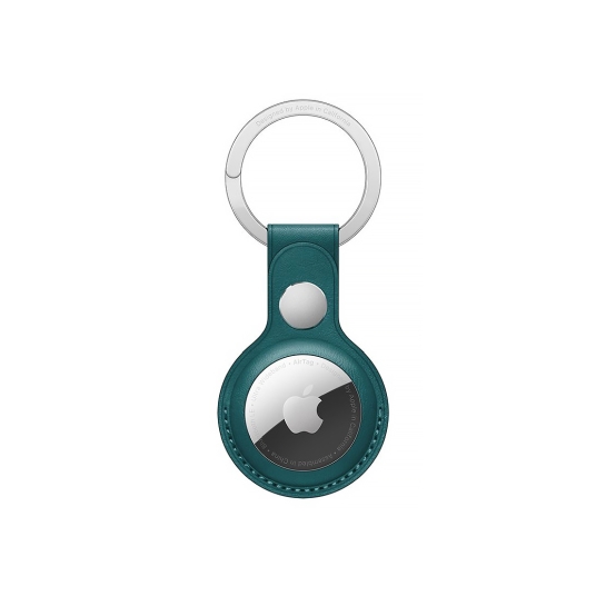 Брелок з кільцем Apple Leather Key Ring Forest Green for AirTag - ціна, характеристики, відгуки, розстрочка, фото 1