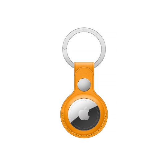 Брелок з кільцем Apple Leather Key Ring California Poppy for AirTag - ціна, характеристики, відгуки, розстрочка, фото 1